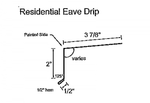 Residential Eave Drip