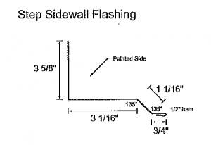 Step Sidewal Flashing