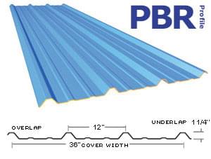 pbr profile metal roof panel
