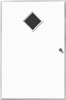 Diamond lite walk in door