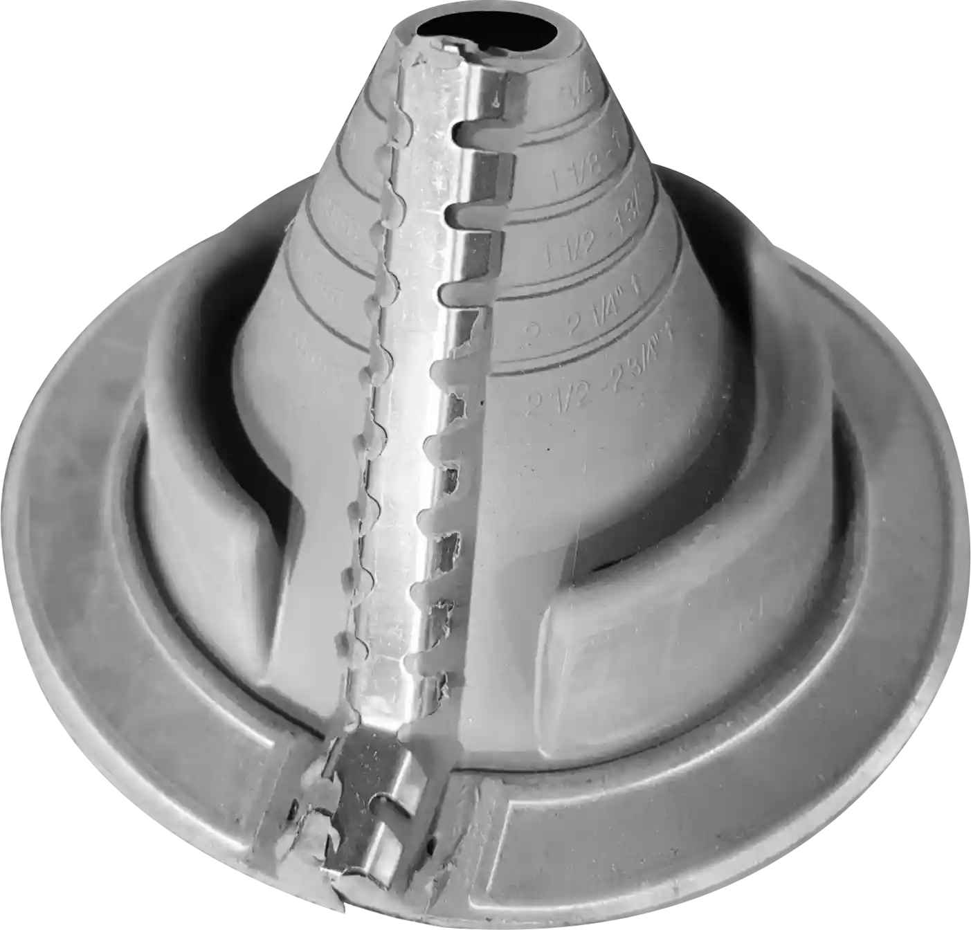 Retrofit zipper pipe boot flashing